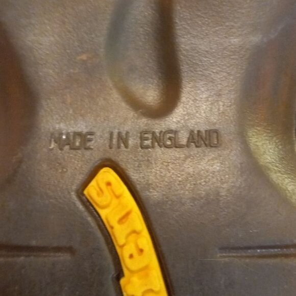 Dr. Martens Sz 13 Black Leather Childrens Sandals Open-Toe Made In England - Picture 4 of 14